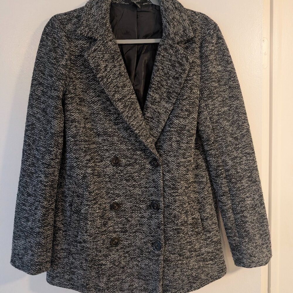 Forever 21 Herringbone six button blazer